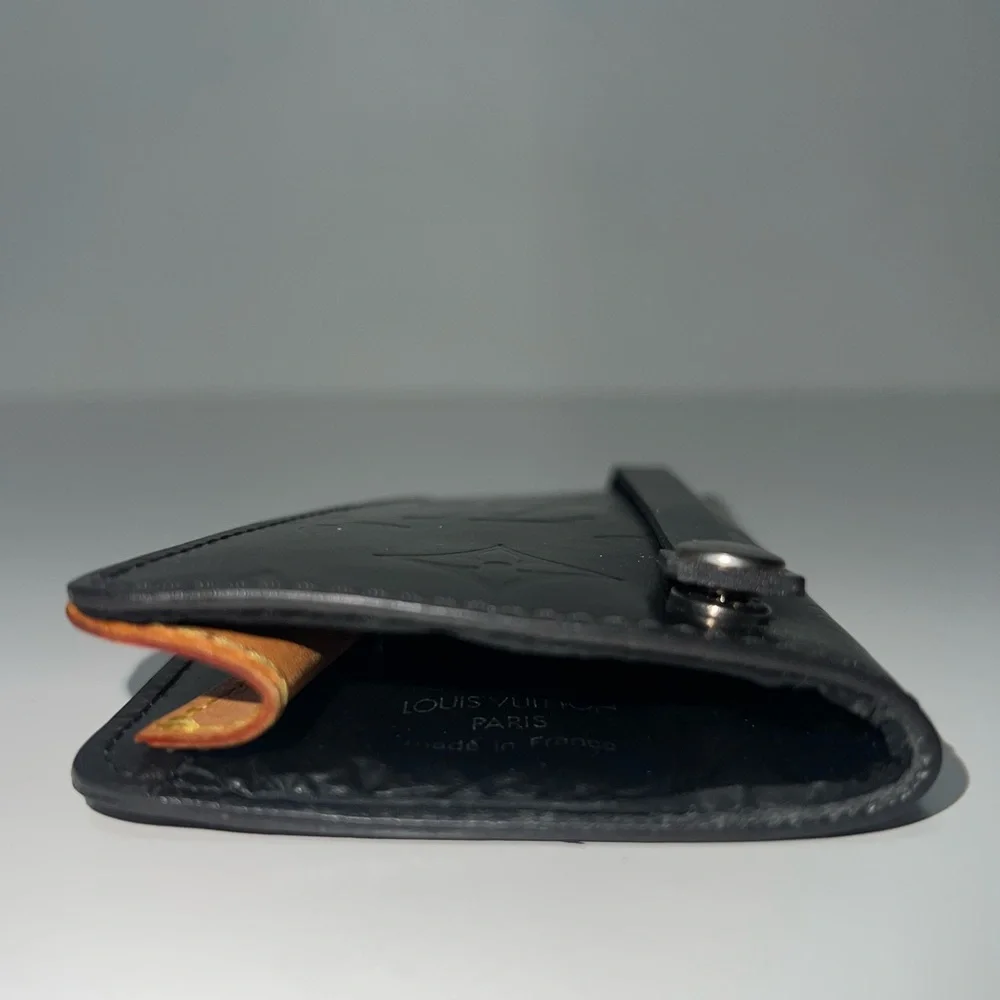 Louis Vuitton LV Matte Croisette GM Leather Key Case Card Holder Key Ring M65130